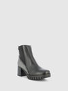 Botins com Fecho em Preto